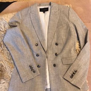 NWOT Banana Republic suit jacket in grey size 8